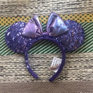 Purple Sequined Minnie Mouse Headbands/Disney Ears